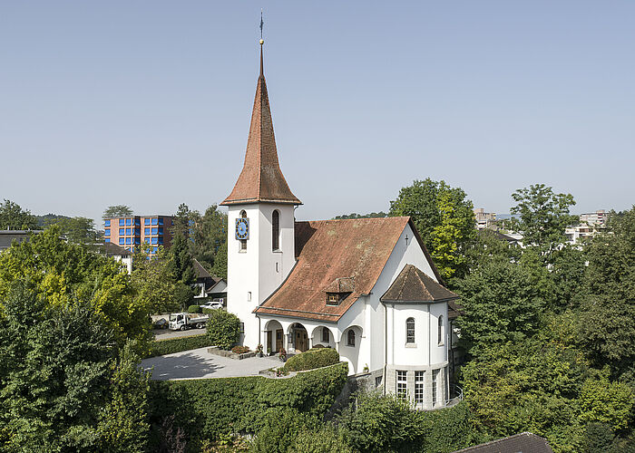 Unsere Kirche wurde vor 110 Jahren im Heimatstil gebaut