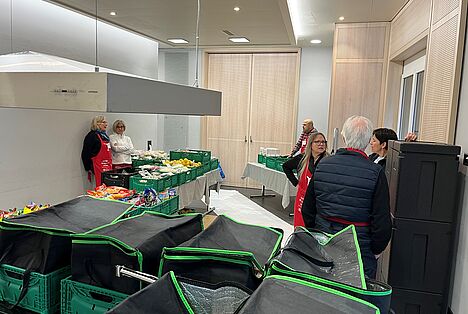 Tischlein-Deck-Dich-Abgabestelle in Baar am 27. Januar 2026